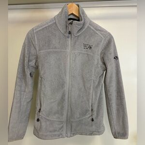 Mountain Hardware Gray Zip-Up Jacket XS
